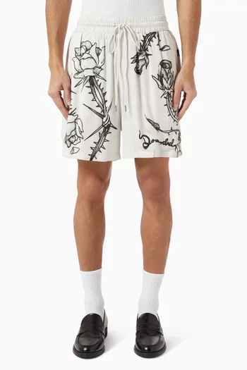 Inked Shorts in Mesh