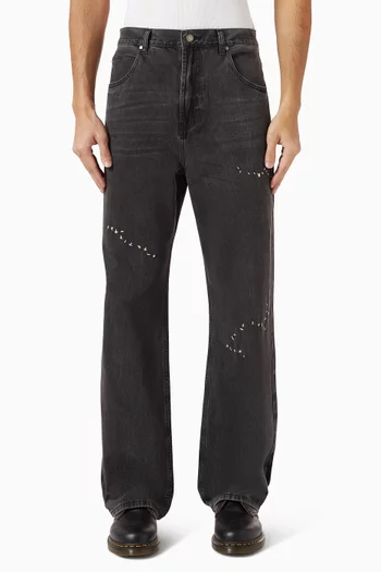 Jerk Bootcut Jeans in Denim