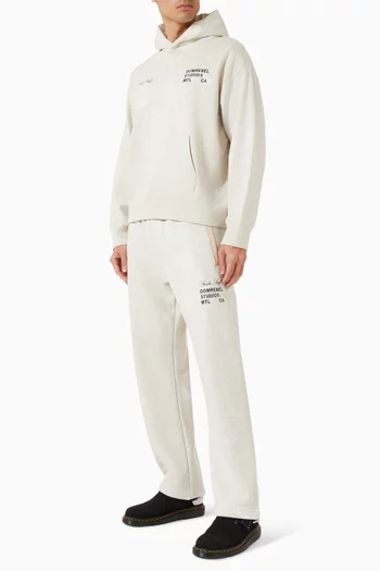 Staff Printed Sweatpants in Cotton-fleece