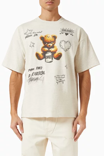 Treats Faded T-shirt in Cotton