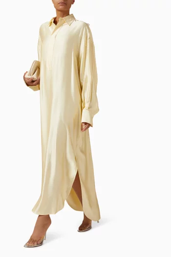 فستان كانديلا بنمط قميص فيسكوز