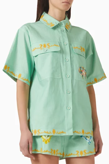 Alto Oversized Shirt in Cotton Blend