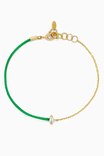 Marquise Diamond Thread Bracelet in 18kt Gold