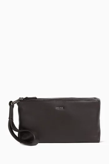 Softy Pouch in SECONDSKIN Leather