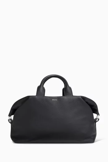 Holdall Raglan Bag in Deerskin