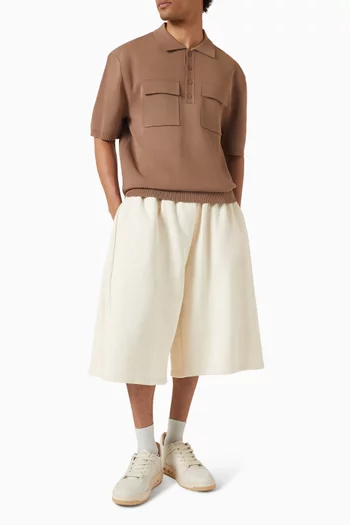 تي شيرت بولو مايي منسوج