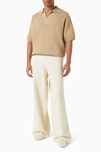 تي شيرت بولو مايي منسوج