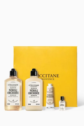 مجموعة هدايا جذابة بالنارنج والأوركيد