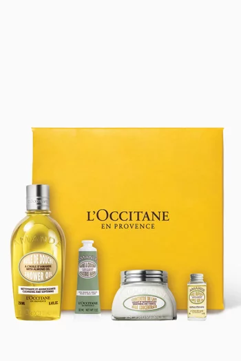 مجموعة هدايا مستحضرات اللوز لشد البشرة