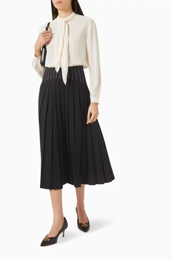 Bow Top in Georgette