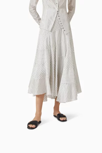 Romy Slides in Leather