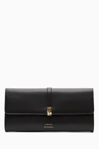 Elmers Clutch in Smooth Leather