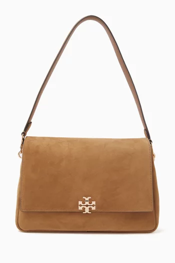 Charlie Shoulder Bag in Suede