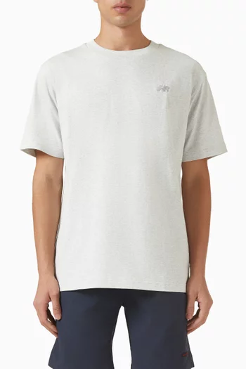 تي شيرت رياضي بشعار الماركة قطن وجيرسيه