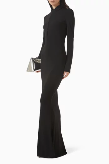 فستان بقصة ضيقة جيرسيه