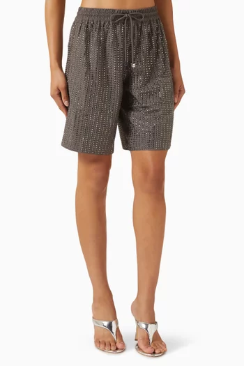 Malibu Crystal-embellished Boxer Shorts