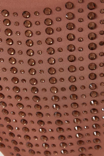 Malibu Embellished Brazilian Bikini Set