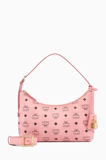 Small Aren Hobo Bag in Visetos