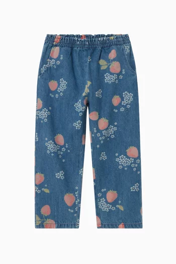 بنطال ماجوت بكشكش دينم