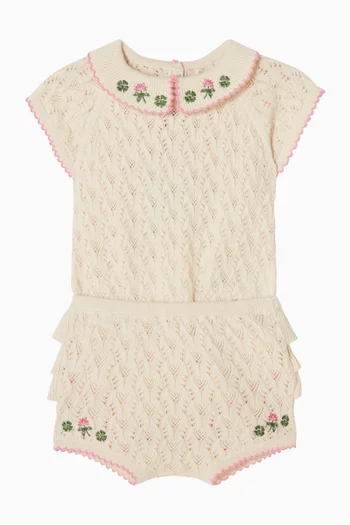 Rosier Romper in Cotton-blend