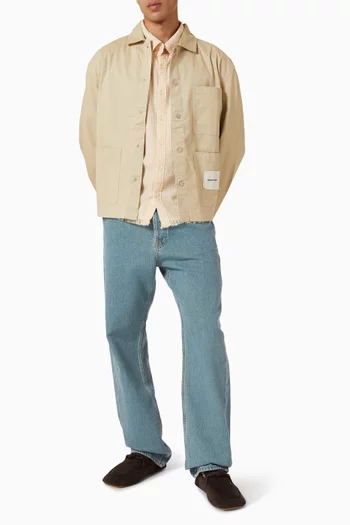 Distressed Farmer's Shirt