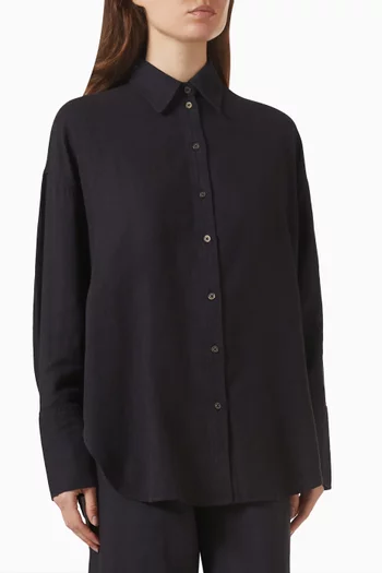 قميص إسنشال مزيج كتان