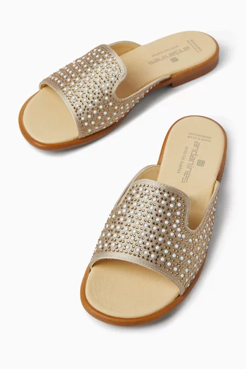 صندل مرصع بأحجار الراين