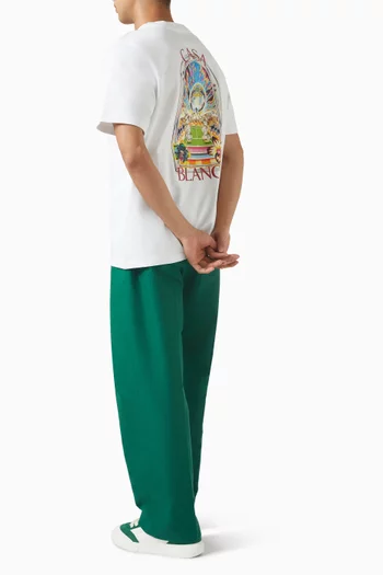 Tennis Landscape T-shirt in Cotton