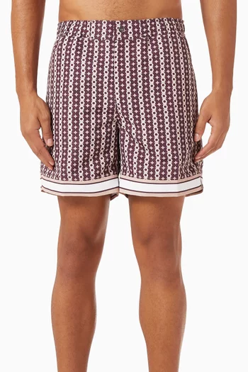 Pressoa Printed Swim Shorts