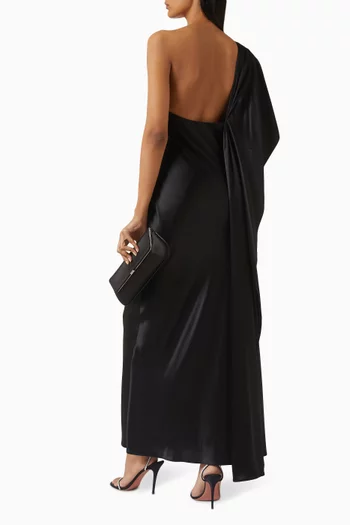 Novalea One-shoulder Dress in Satin