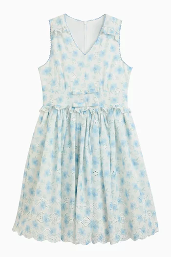 Annie Floral-print Mini Dress