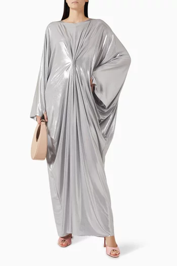 Choir Oversized Kaftan in Stretch-lame