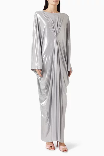 Choir Oversized Kaftan in Stretch-lame