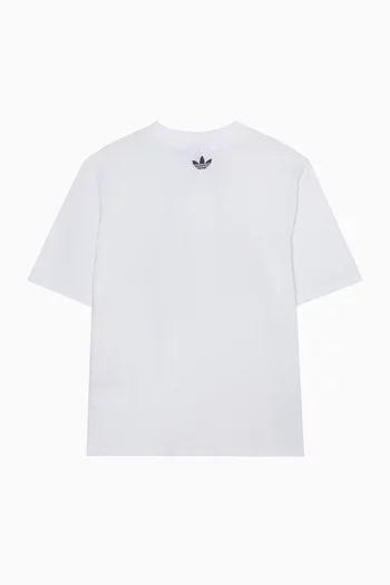 Graphic Print T-Shirt in Cotton