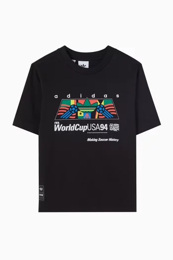 Graphic Print T-Shirt in Cotton