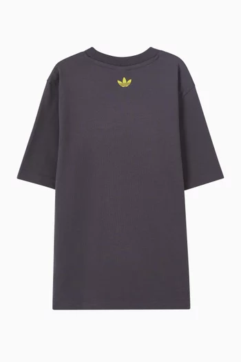 Graphic Print T-Shirt in Cotton Jersey