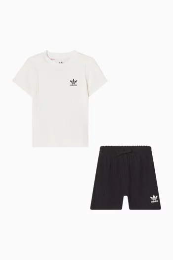 Striped T-shirt & Shorts Set