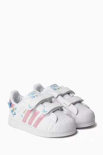 سنيكرز سوبر ستار II بتصميم سهل الارتداء أديداس × ديزني