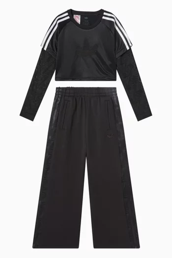 Lace-trim Sweatpants