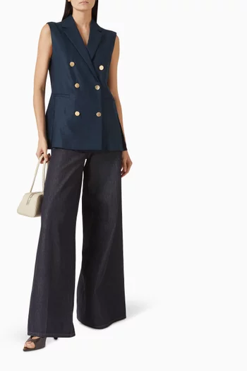 فيست بقصة ضيقة كتان