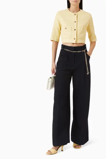 جاكيت فيتينر قصير تويد