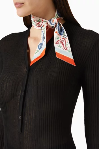 Unused Guepards Bandana Twilly in Silk