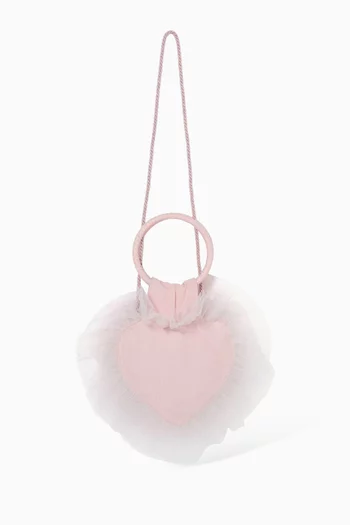 Ruffled Heart Bag