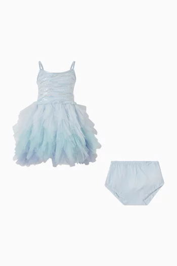 Bébé Azure Mirage Tutu Dress in Tulle