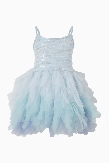 Bébé Azure Mirage Tutu Dress in Tulle