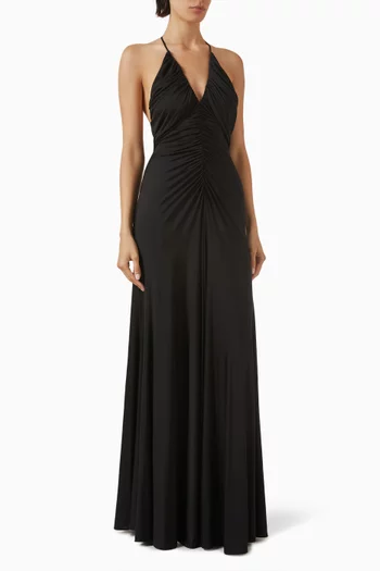 rhinestone dress gold Amiri-Gold – Imani Maison main image 0