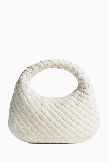 حقيبة بيبي فينيتا بيد علوية جلد مجدول