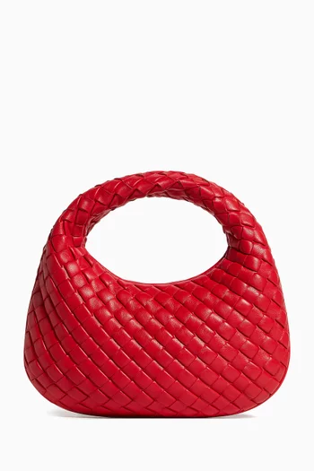 حقيبة بيبي فينيتا بيد علوية جلد مجدول