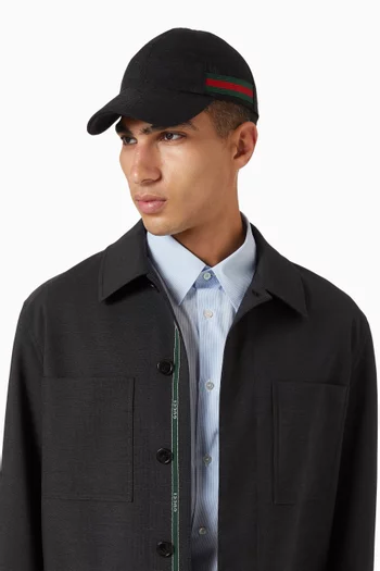 GG Baseball Cap in Canvas