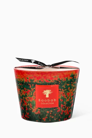 Arty Flowers Poppies Candle, 500g